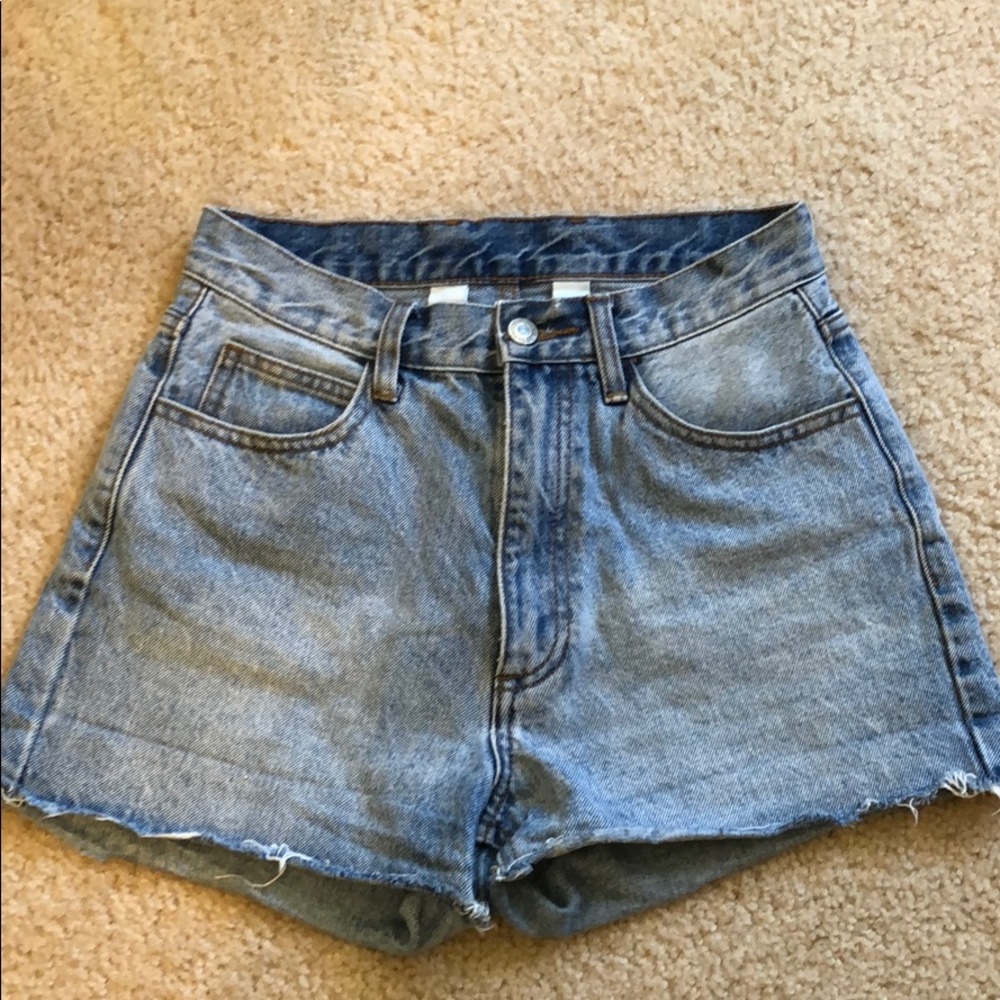 John Galt Denim Cutoff Shorts